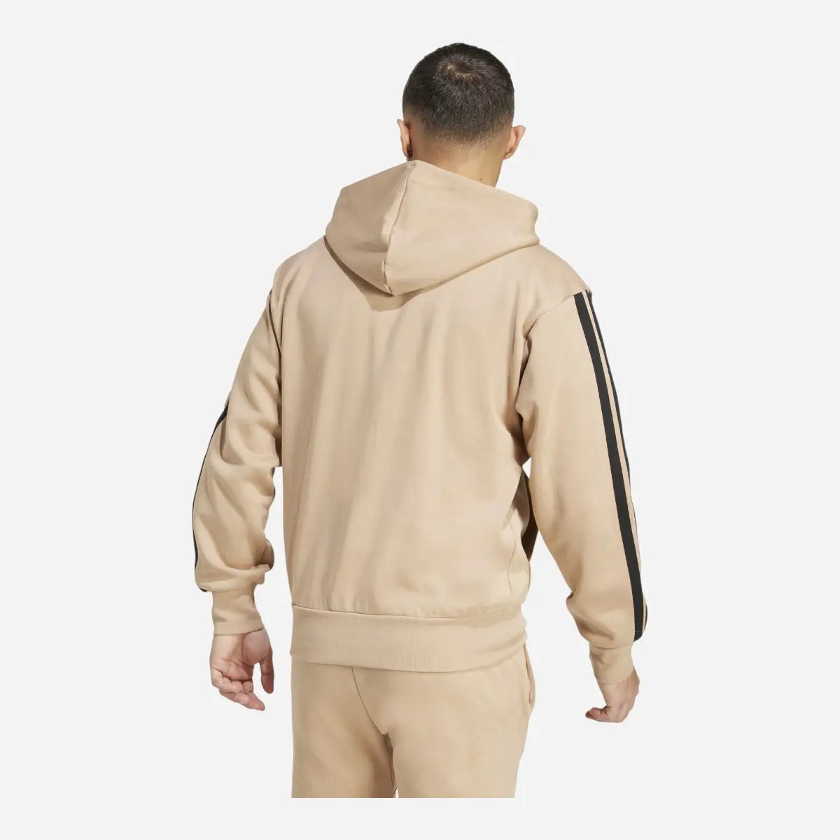 Adidas Tuta Colorblock Fleece 3 stripes FL beige