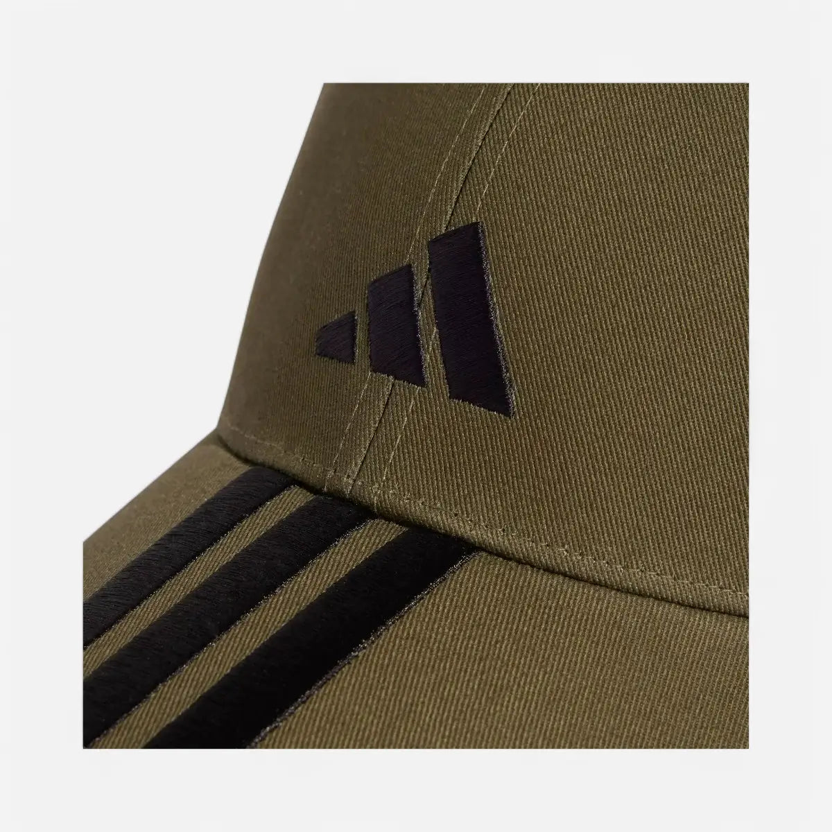 Adidas Cappellino 3-Stripes New Logo Baseball olive strata