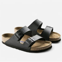 Birkenstock Arizona plantare morbido Birko-Flor - Black