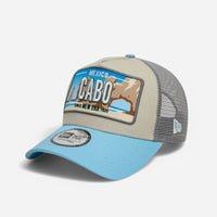 New Era Cappellino 9FORTY Regolabile A-Frame Trucker License Plate CABO