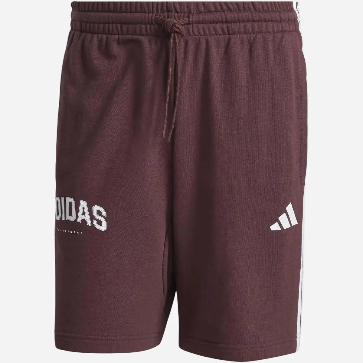 Adidas Short Codes 3-Stripes French Terry Bordeaux