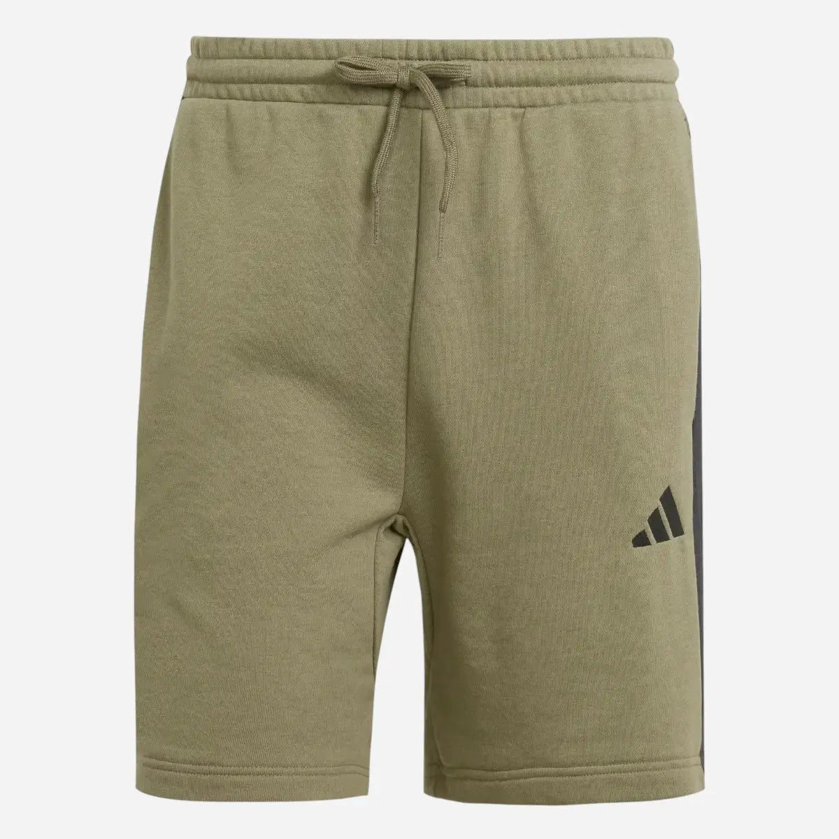 Adidas Short Essentials 3-Stripes French Terry Olive Green