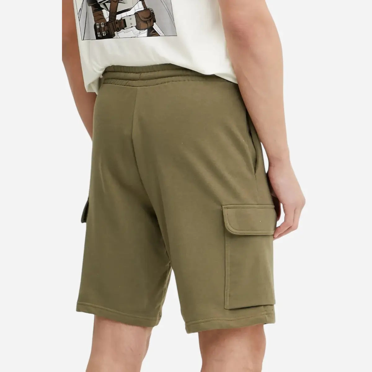 Adidas Short Feelcozy Cargo Olive Green