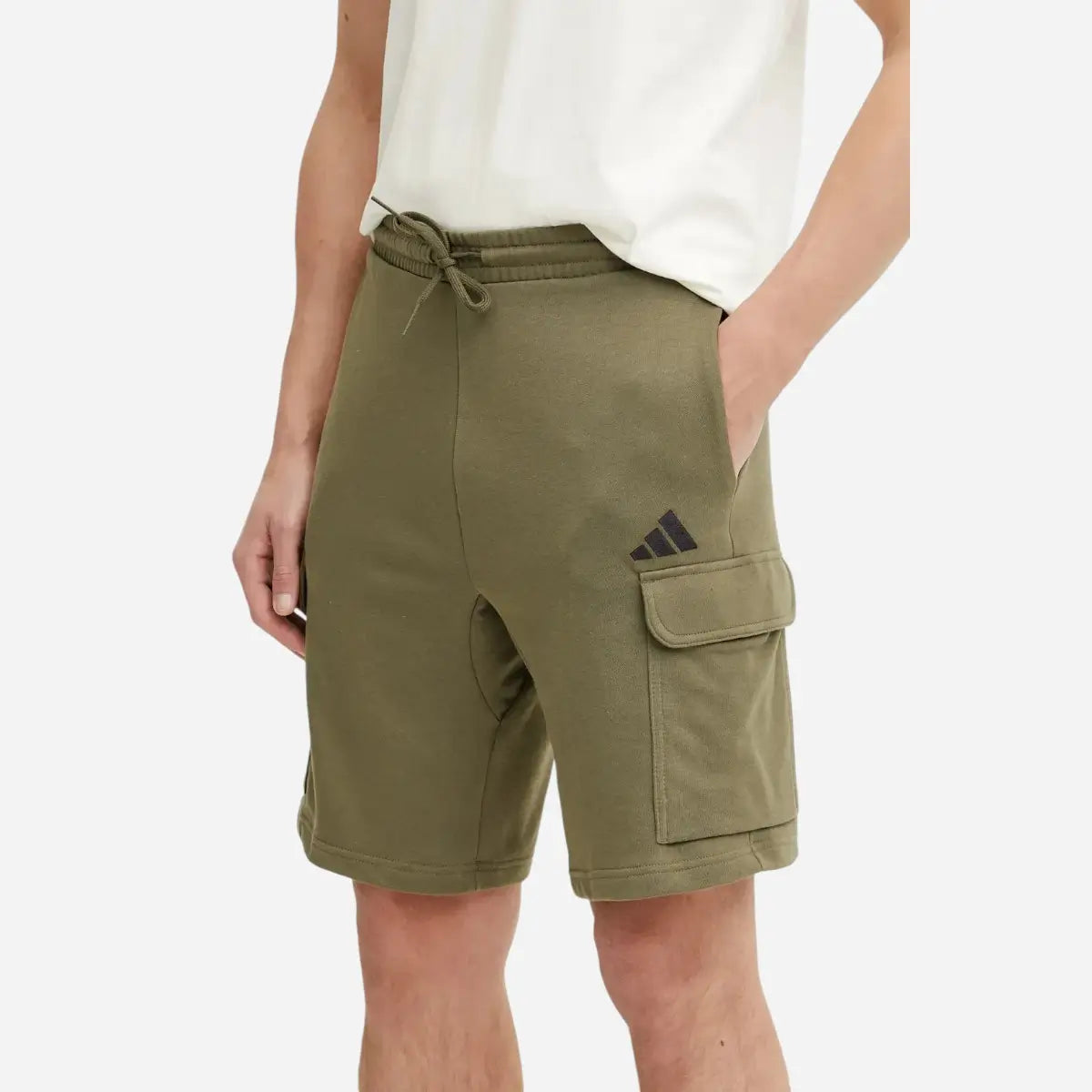 Adidas Short Feelcozy Cargo Olive Green
