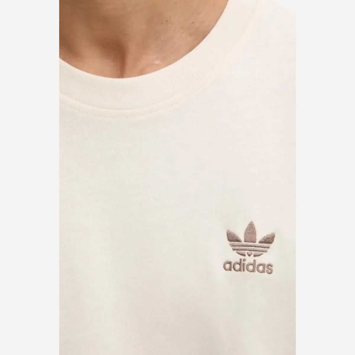 Adidas T-shirt Trefoil Essentials Beige