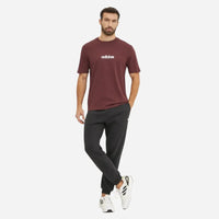 Adidas T-shirt Essentials Linear Single Jersey Bordeaux