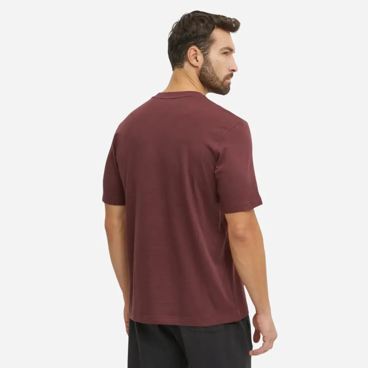 Adidas T-shirt Essentials Linear Single Jersey Bordeaux