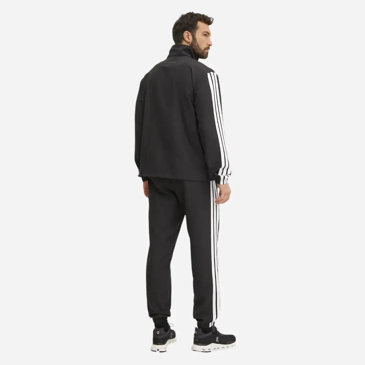 Adidas Tuta Sportswear Basic 3-Stripes Woven Track Suit Black