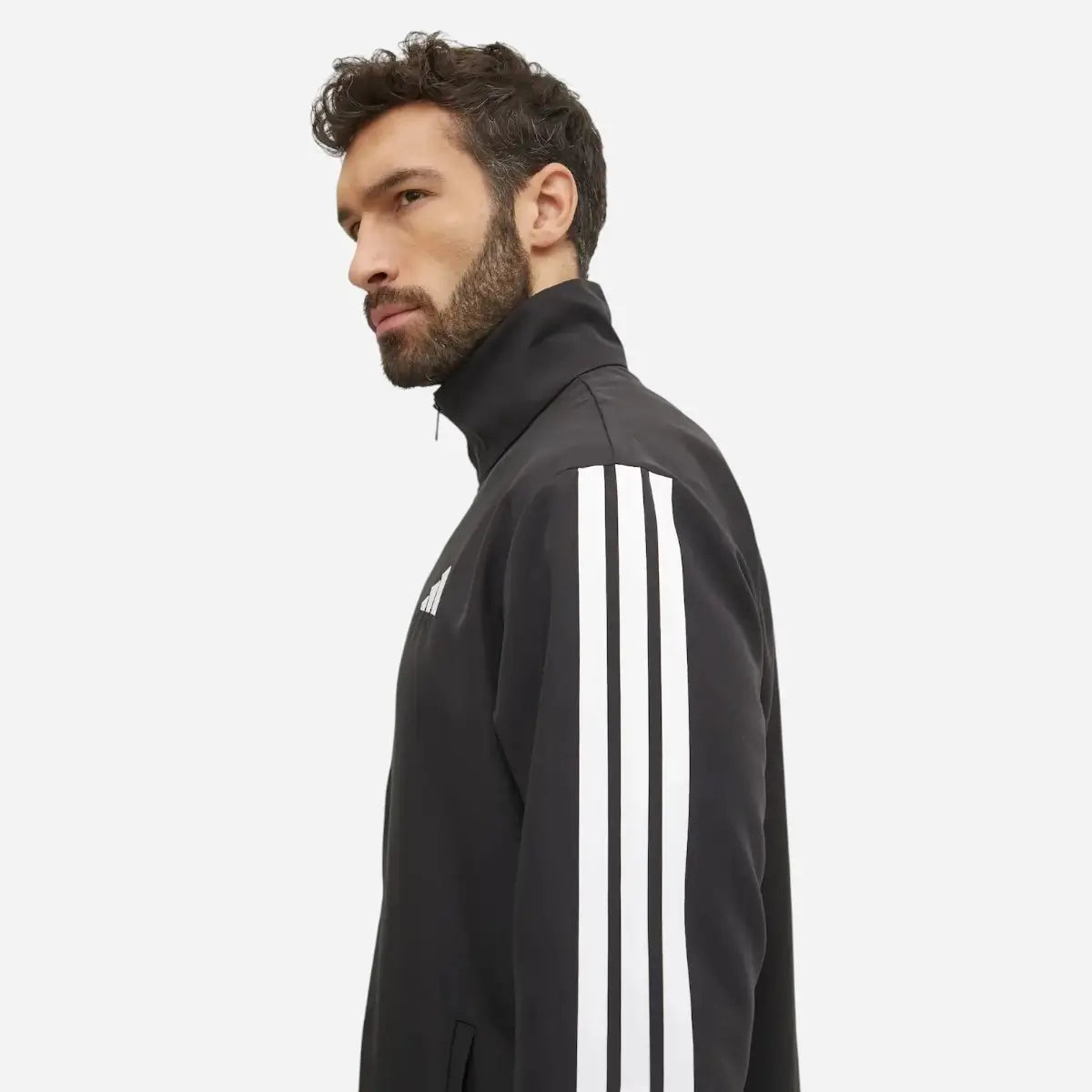 Adidas Tuta Sportswear Basic 3-Stripes Woven Track Suit Black