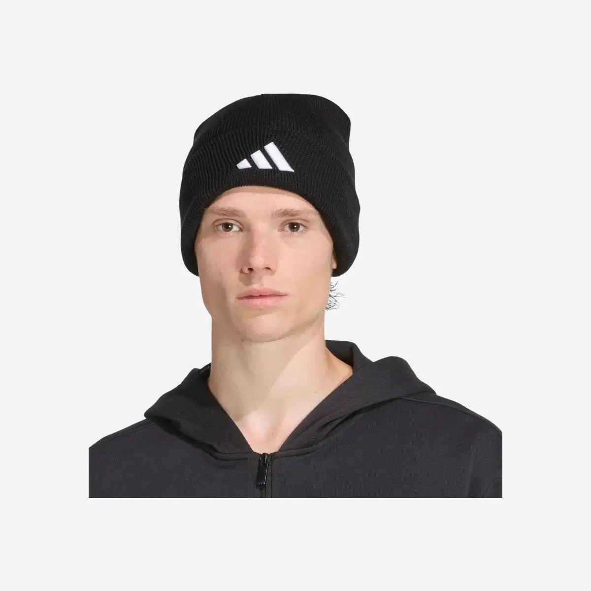 Adidas Berretto con New Logo sul risvolto Black / White