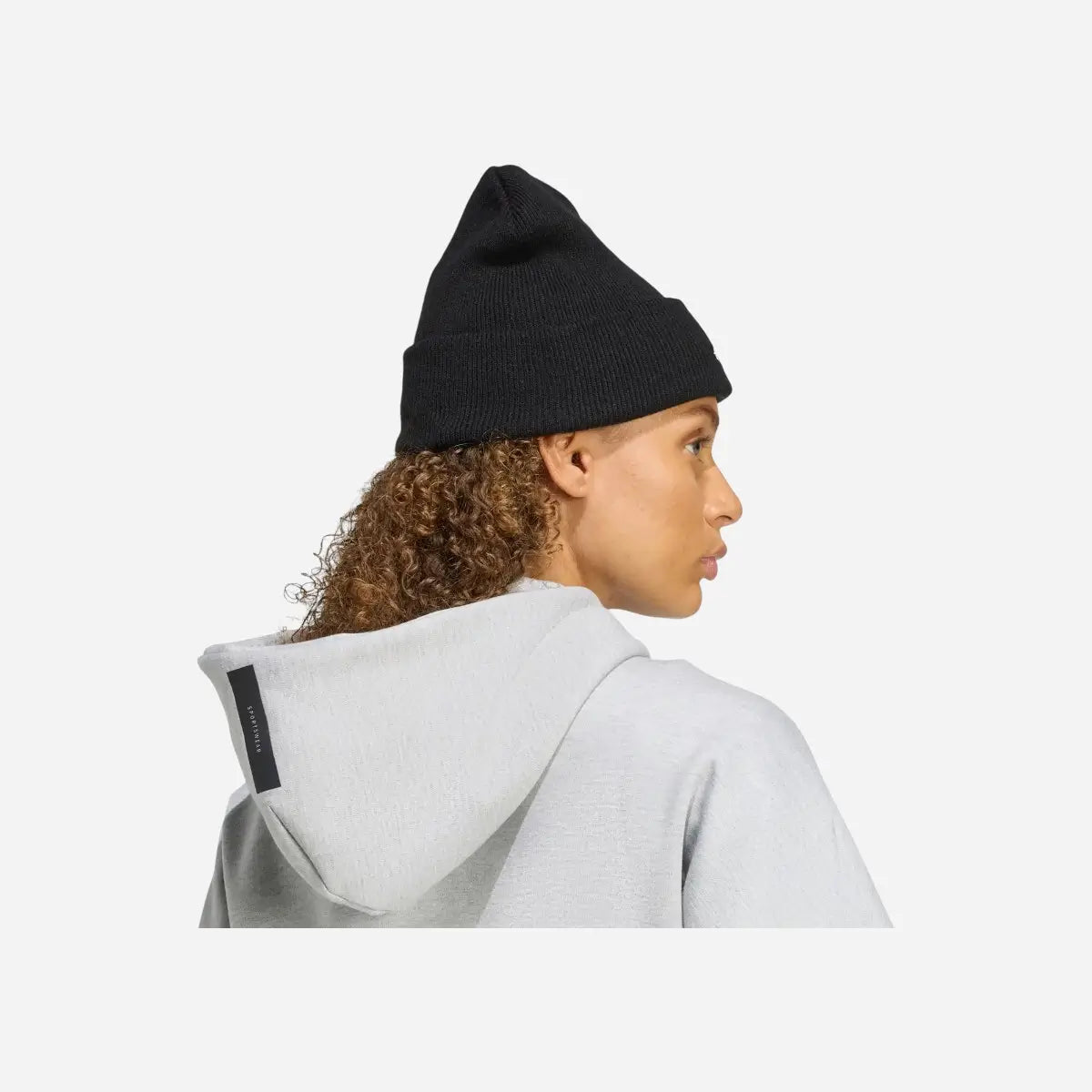 Adidas Berretto con New Logo sul risvolto Black / White