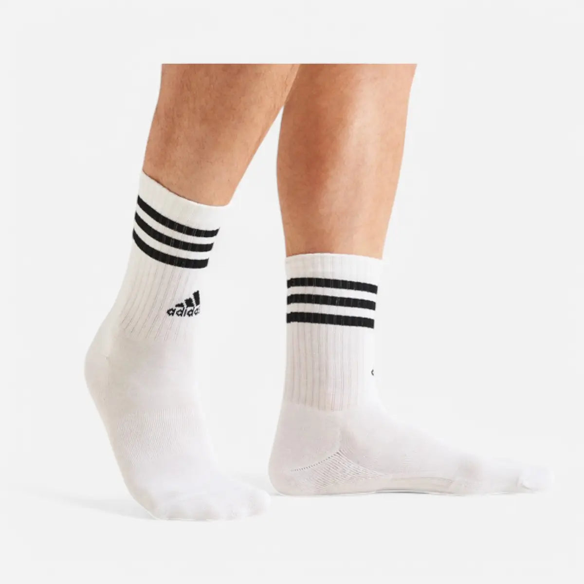 Adidas Calze 3-Stripes Cushioned (3 paia) white/black