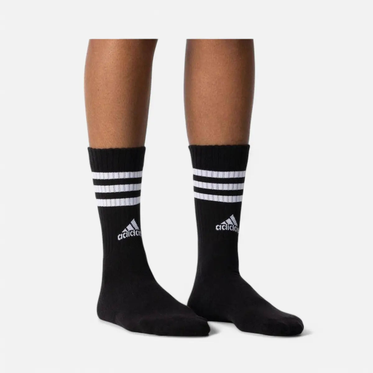 Adidas Calze 3-Stripes Cushioned (3 paia) black/white