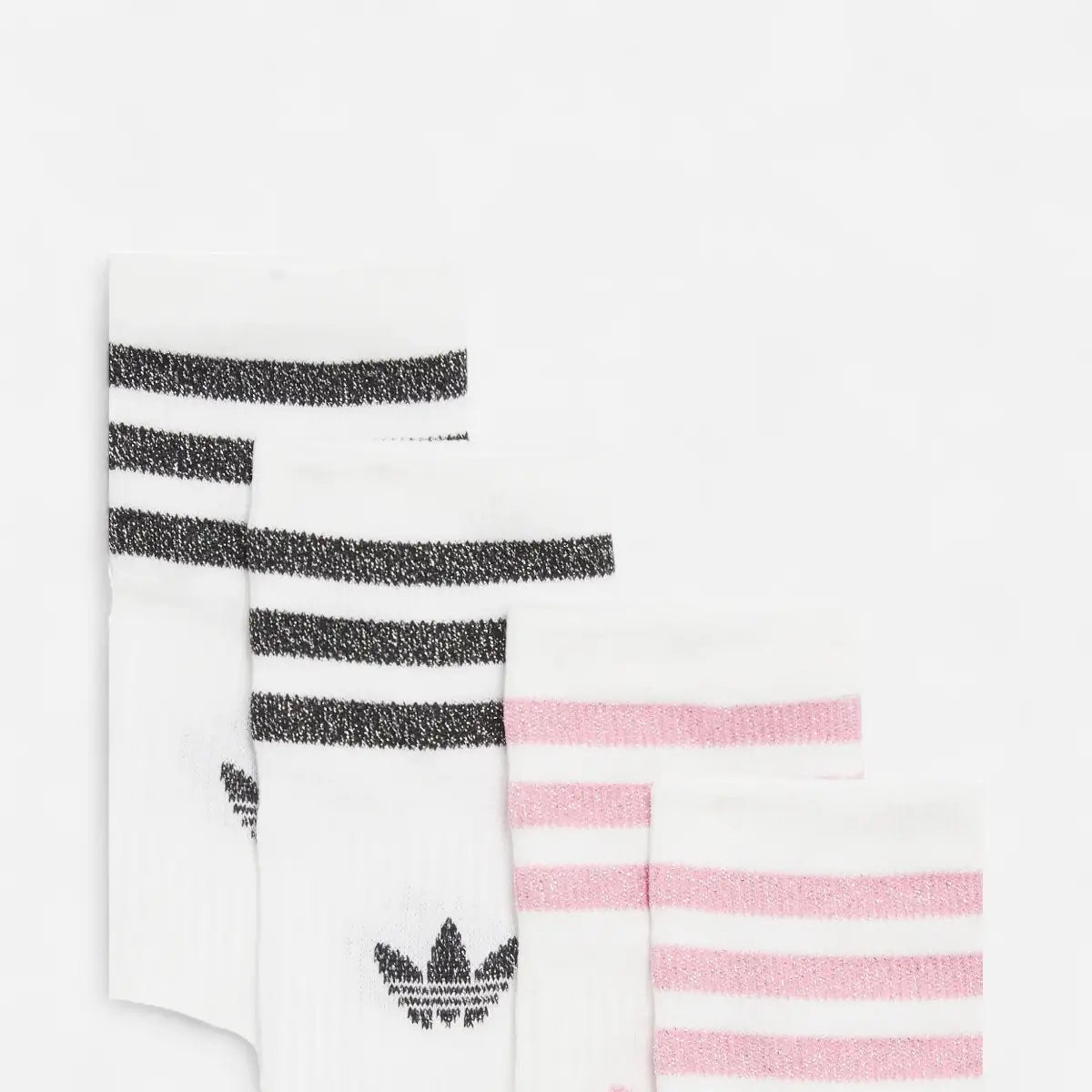 Adidas Originals Calze Mid-Cut Glitter (2 paia)