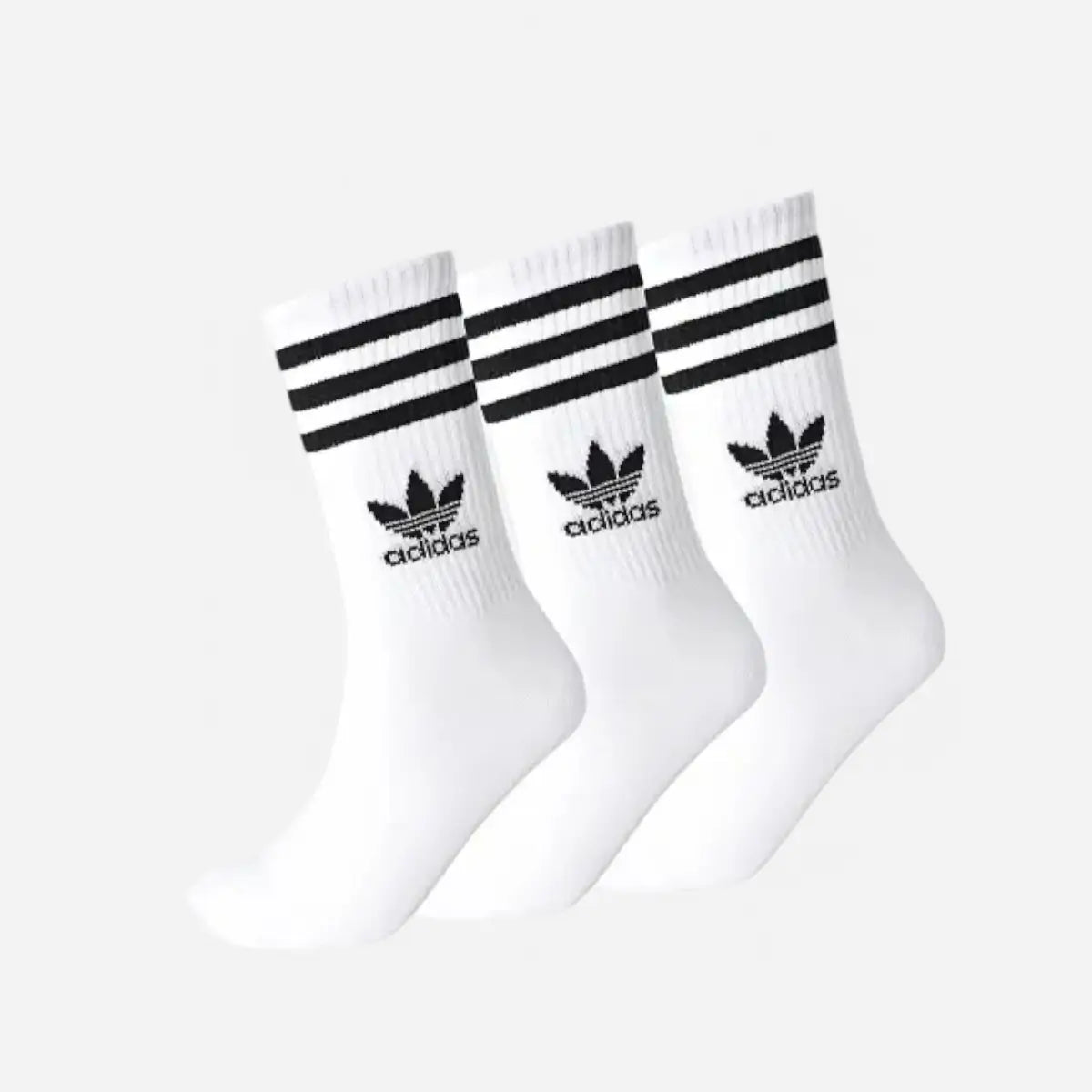 Adidas Originals Calze Mid Cut (3 paia) white/black