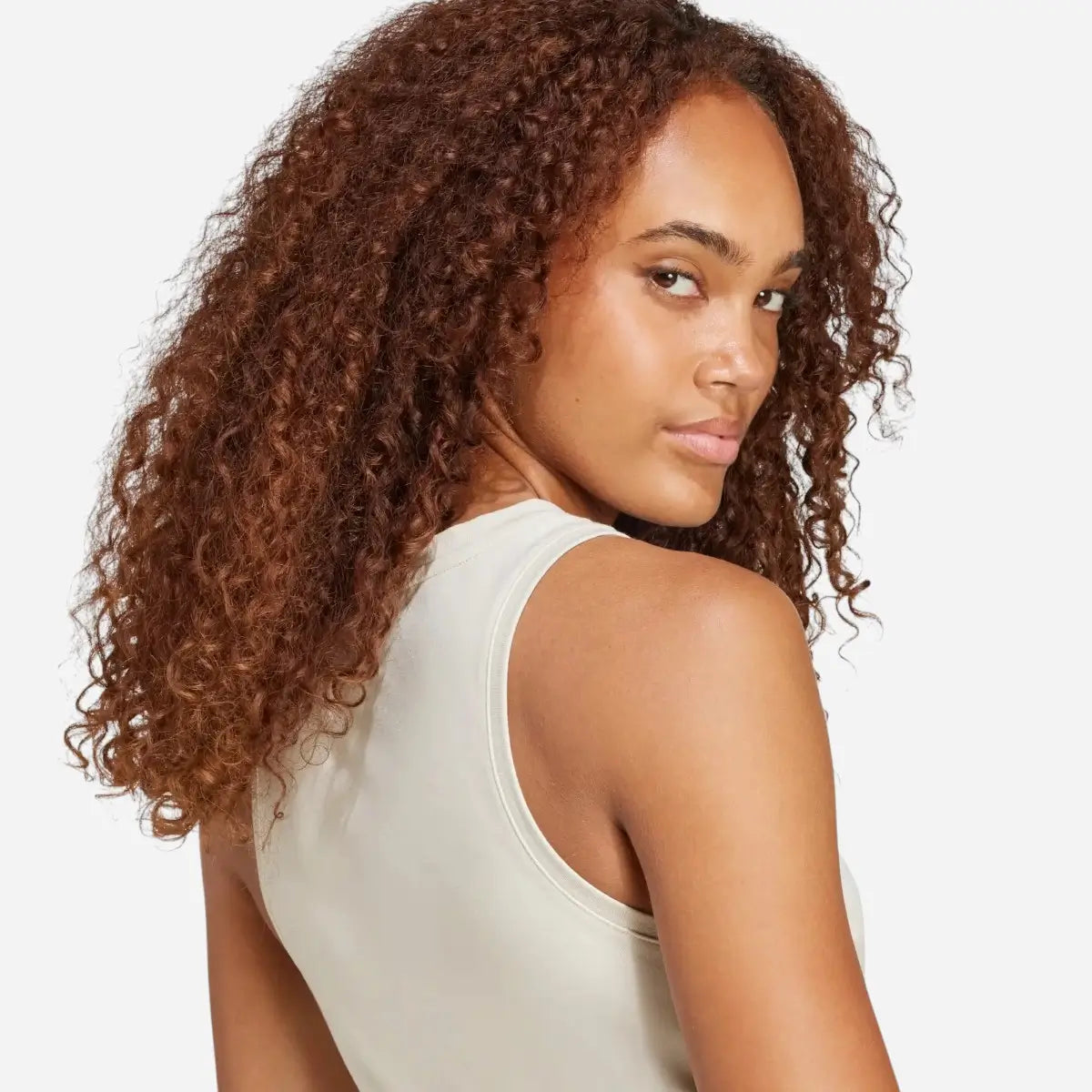 Adidas Canotta Essentials Linear Slim Cotton Beige