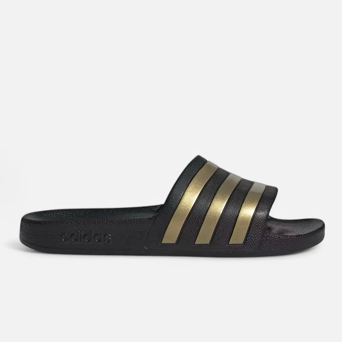 Adidas Ciabatte Adilette Aqua Black / Gold