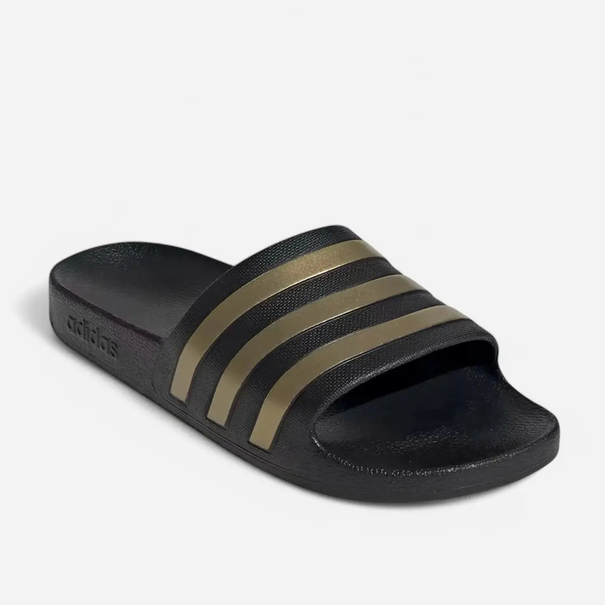 Adidas Ciabatte Adilette Aqua Black / Gold