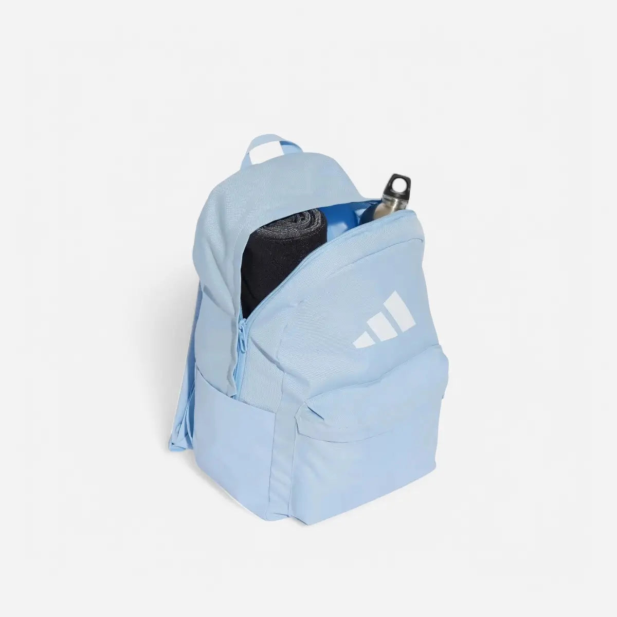 Adidas zaino Classic 3 Bar Logo Backpack glow blue azzurro