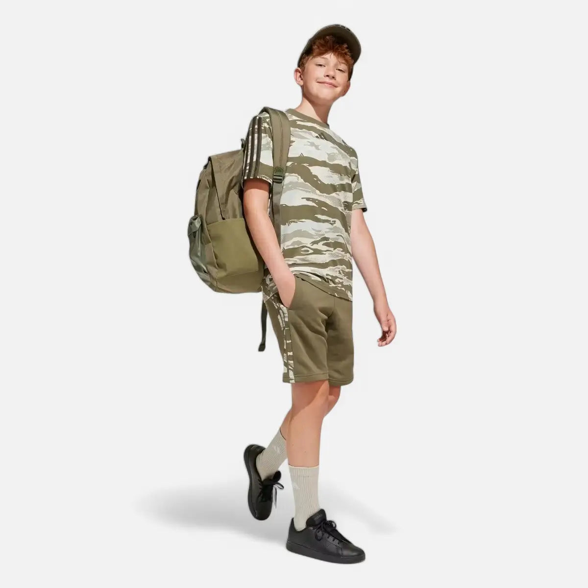Adidas zaino Classic Back-to-School 3-Stripes Backpack olive strata