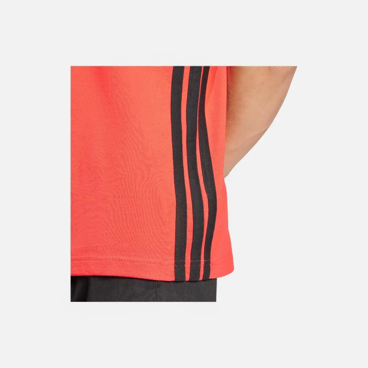 Adidas T-shirt Essentials 3 Stripes Single Jersey pure ruby