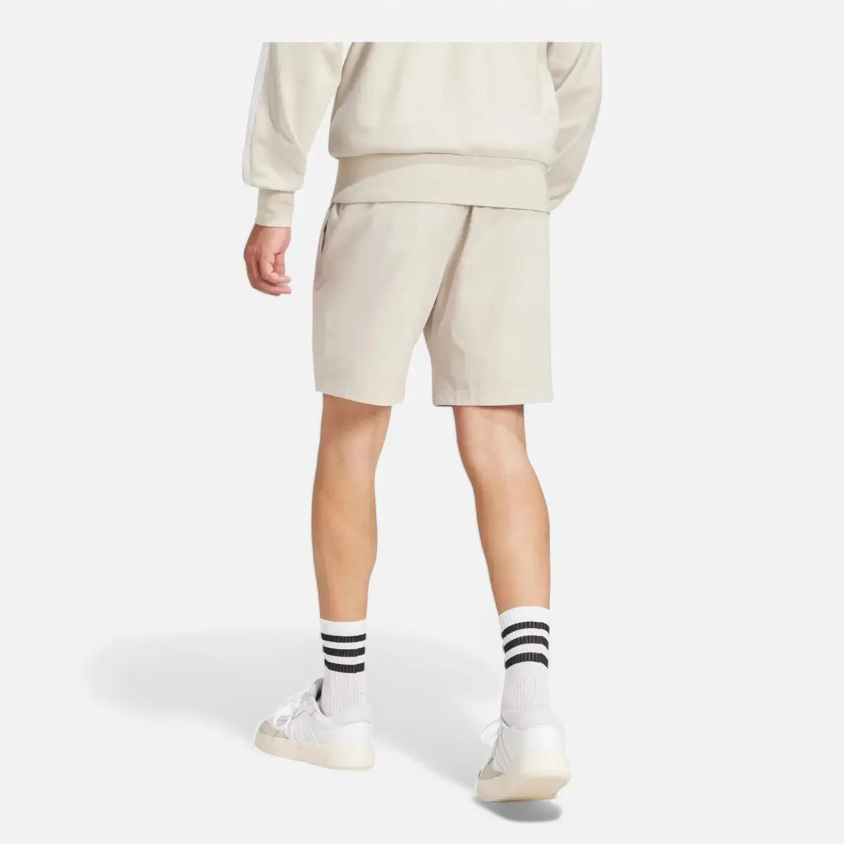 Adidas Short Essentials Linear Single Jersey Beige