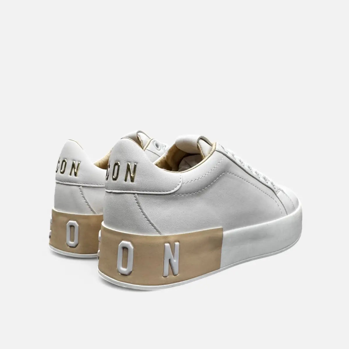 ICON Sneakers Donna BACK-LOGO White/Gold IC04750SD