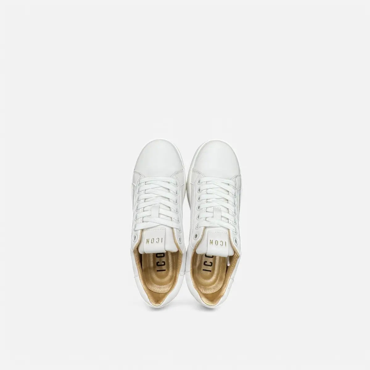 ICON Sneakers Donna BACK-LOGO White/Gold IC04750SD