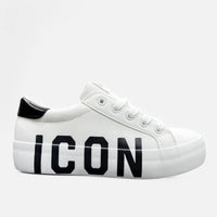 ICON Sneakers Donna BIG LOGO White/Black IC04757SD