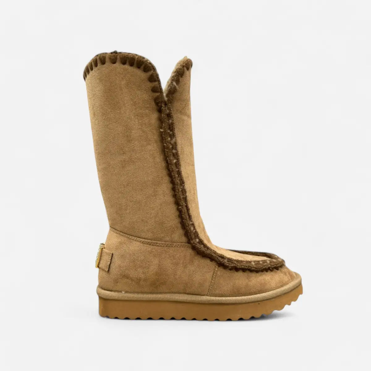 ICON Stivale Pelliccia Camoscio Tortora IC04411SD