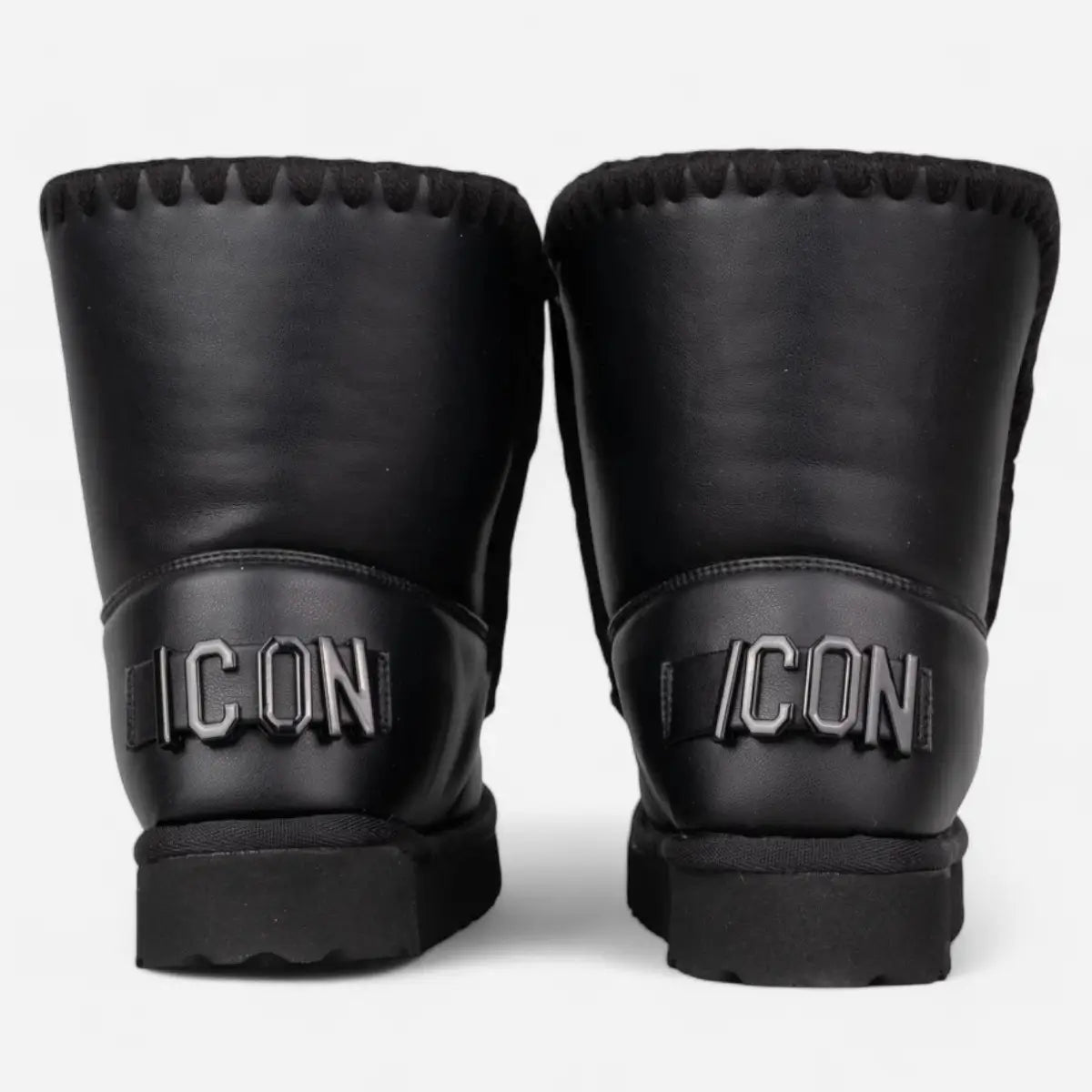 ICON Stivale Pelliccia Nero IC7105SD