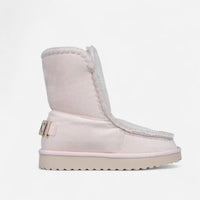 ICON Stivale Pelliccia Camoscio Cipria IC04412SD