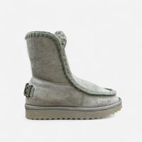 ICON Stivale Pelliccia Camoscio Grigio IC04412SD