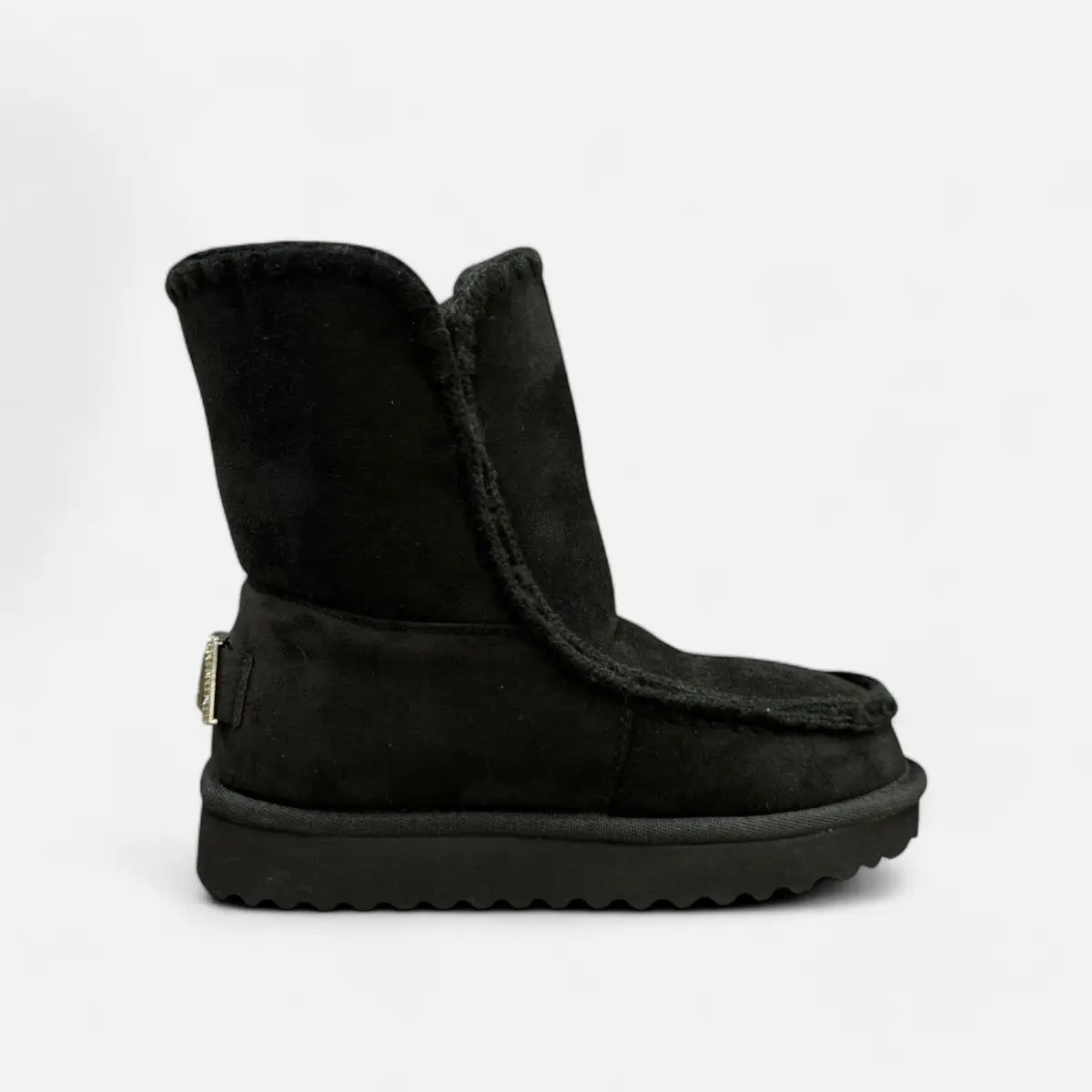 ICON Stivale Pelliccia Camoscio Nero IC04412SD