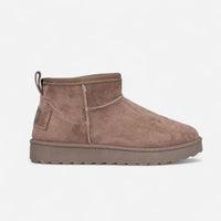 ICON Stivaletto Pelliccia Nabuk Tortora IC04414SD