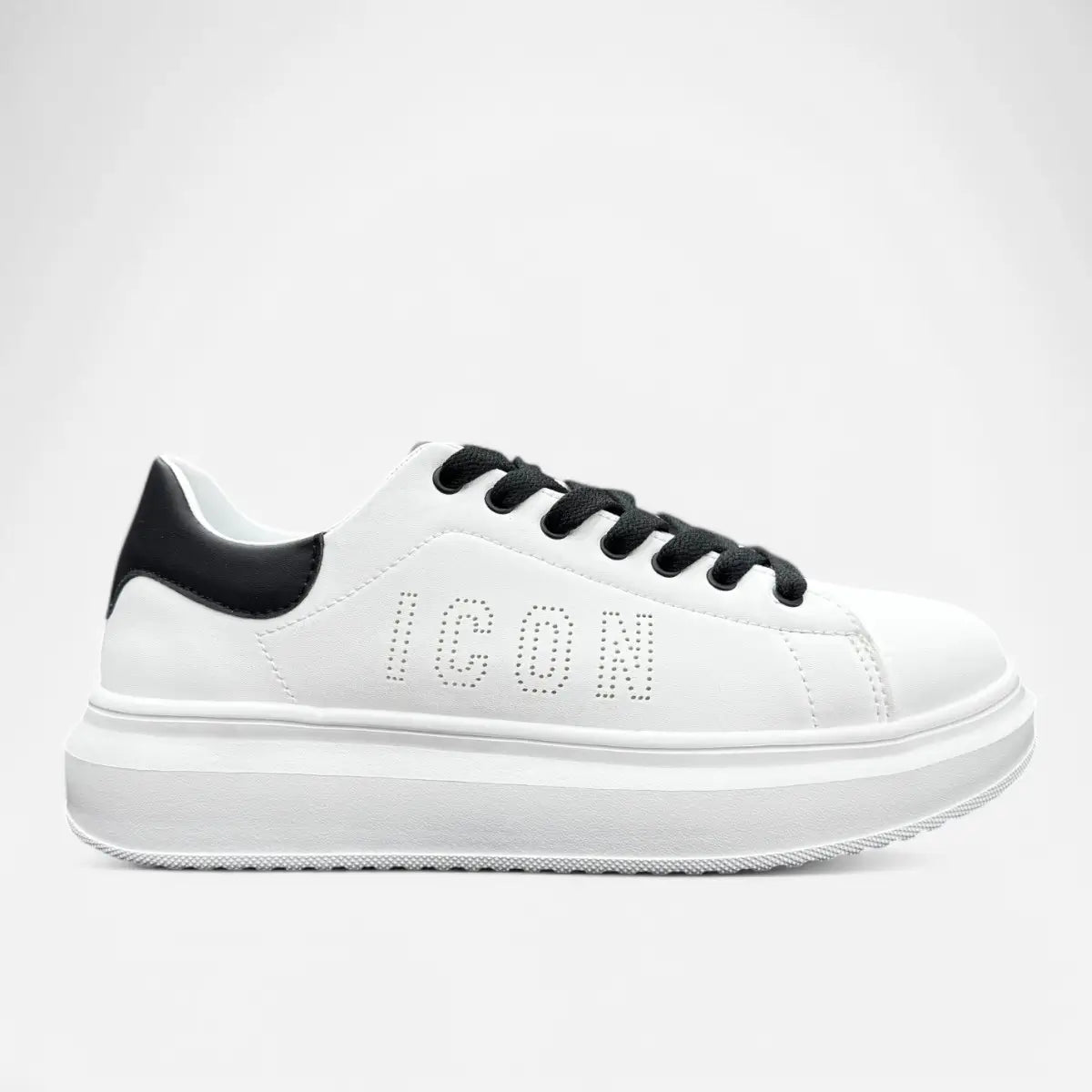 ICON sneakers platform LOGO IC04748SU White/Black