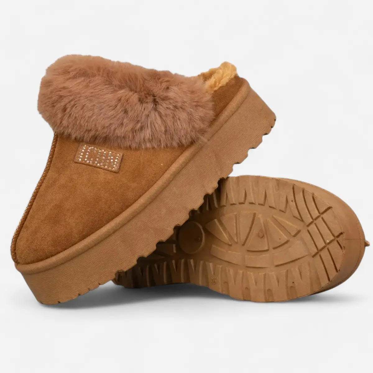 ICON Sabot pelliccia biscotto IC04679SD