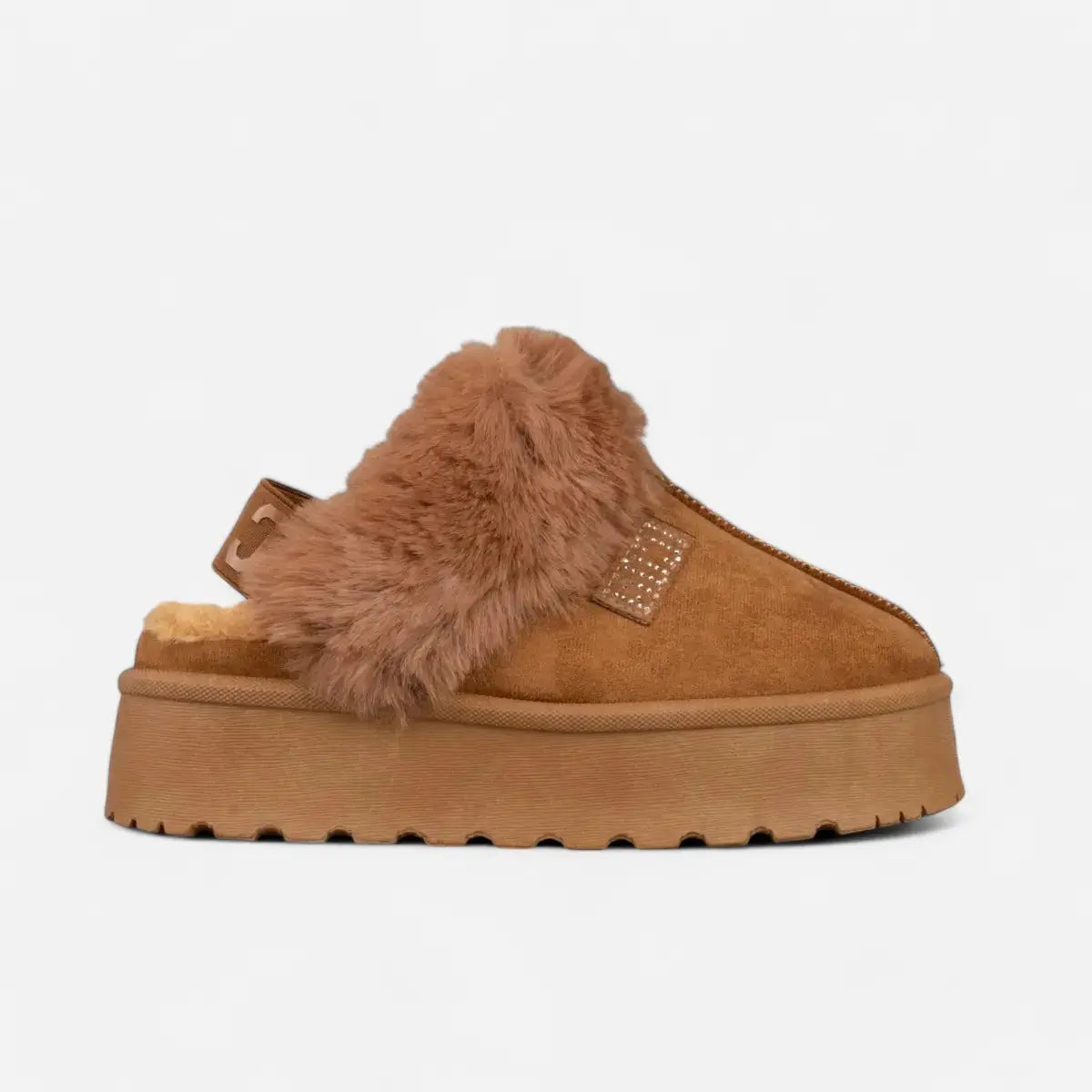 ICON Sabot pelliccia biscotto IC04679SD