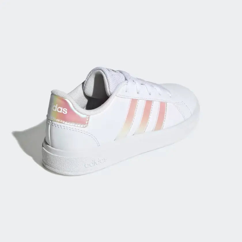 Adidas Grand Court K white iridescent