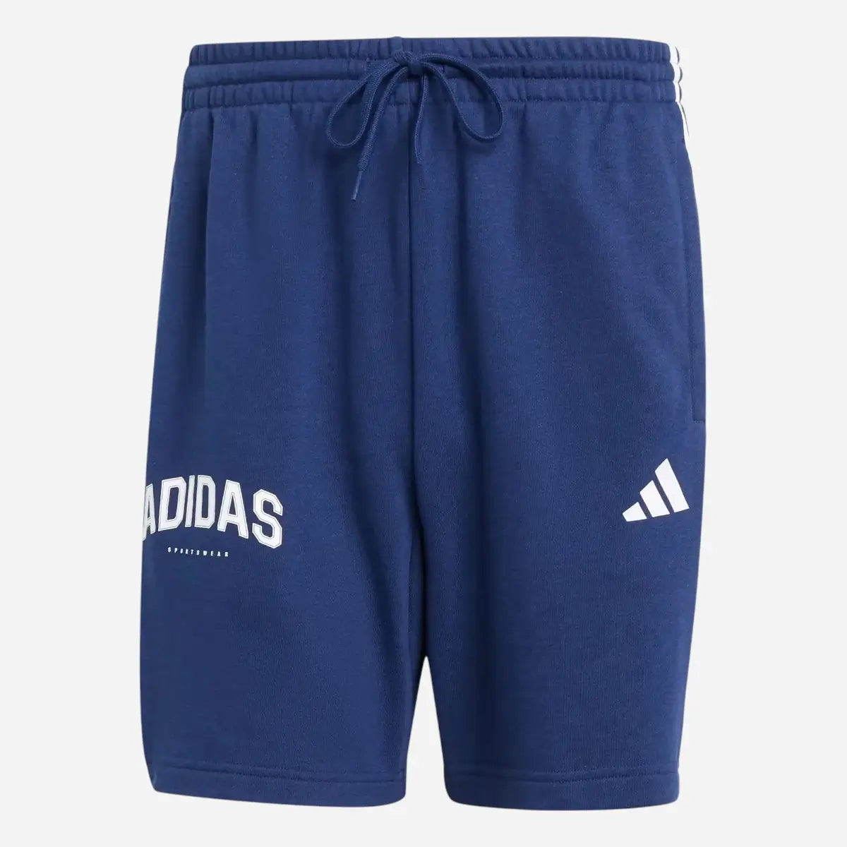 Adidas Short Codes 3-Stripes French Terry Blue