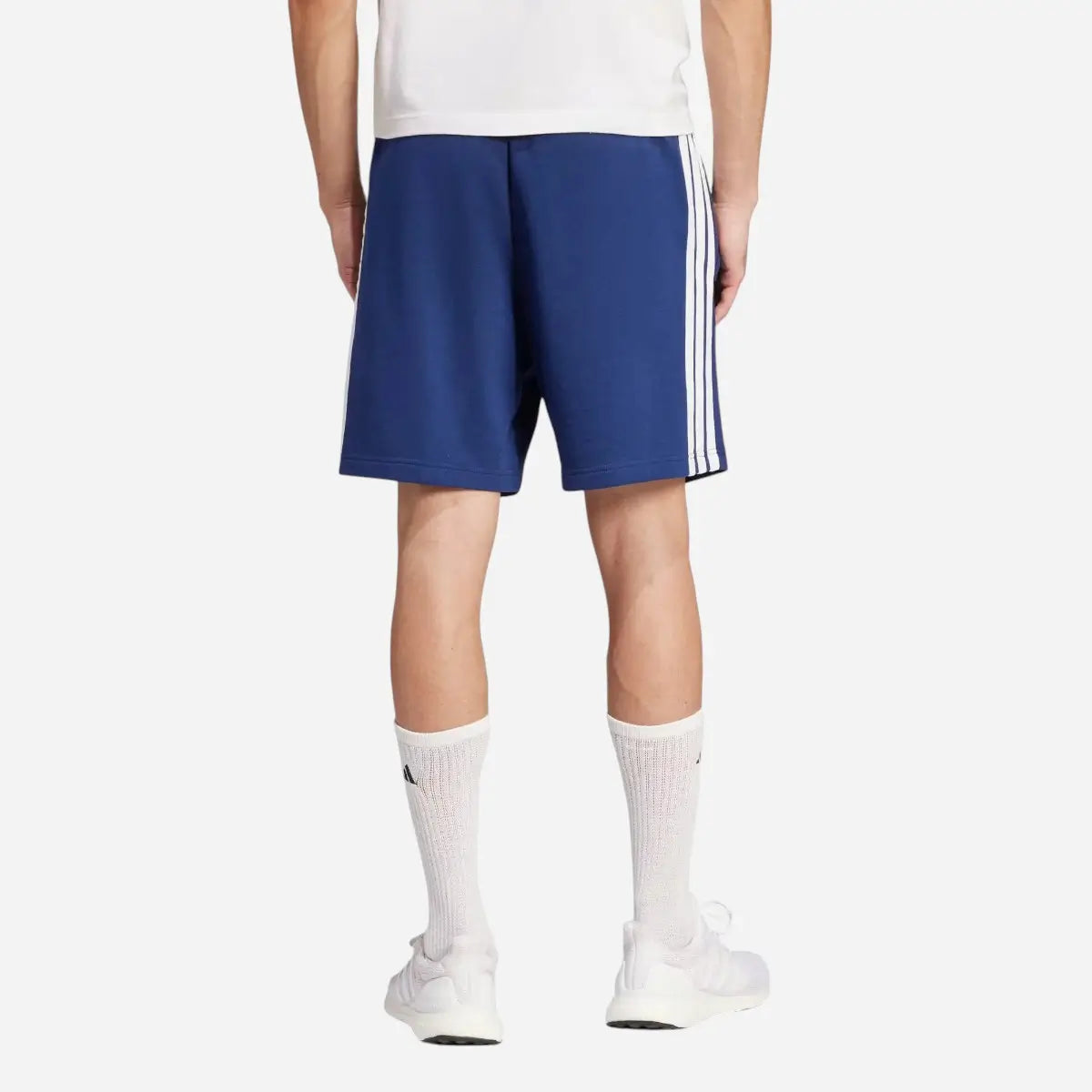 Adidas Short Codes 3-Stripes French Terry Blue