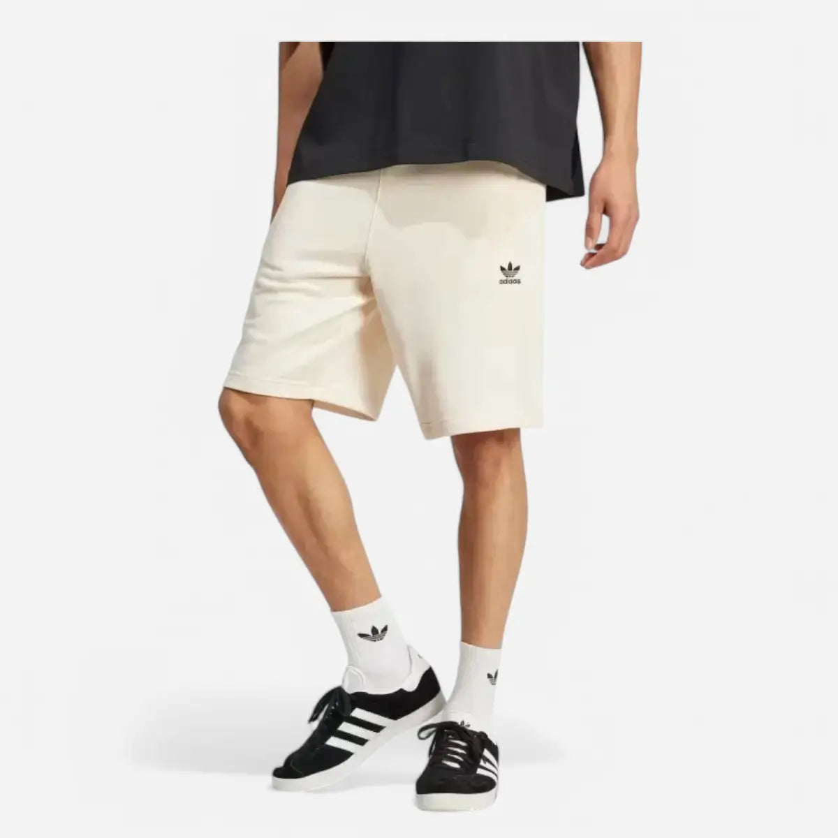 Adidas Short Essentials Trefoil beige (wonder white)