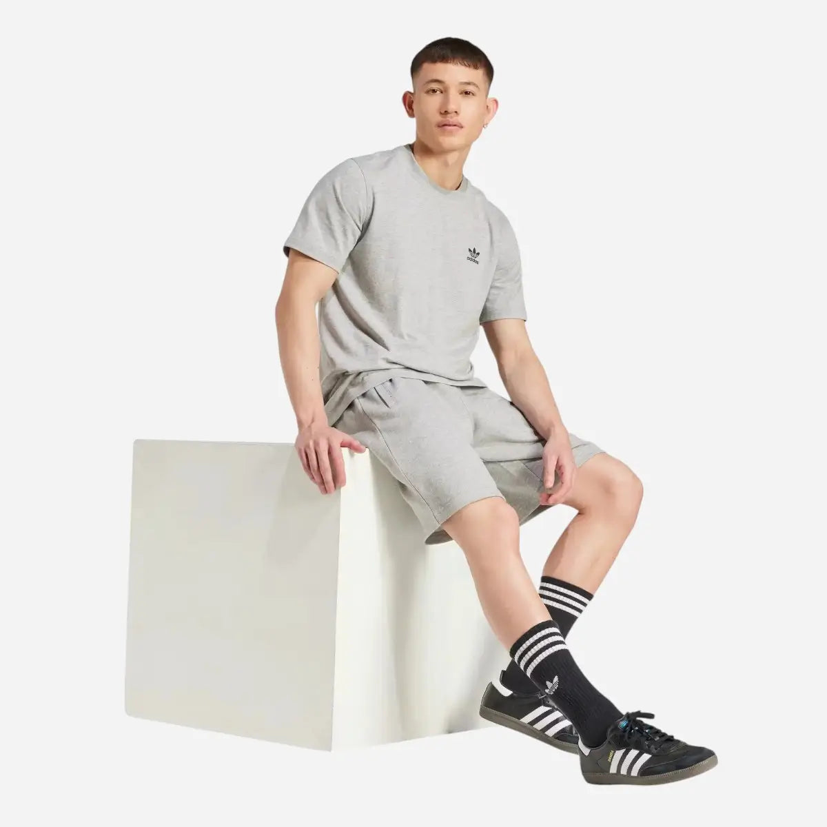 Adidas Short Essentials Trefoil grey