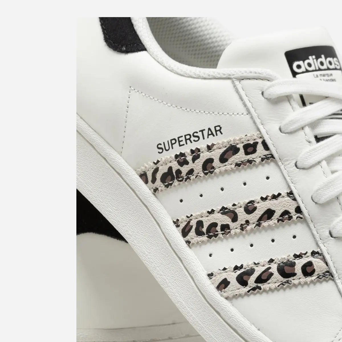 Adidas Superstar White Leopard