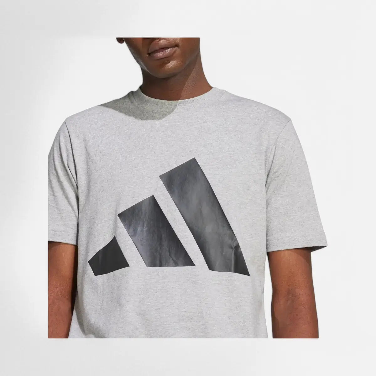 Adidas T-shirt Essentials Big Logo grey