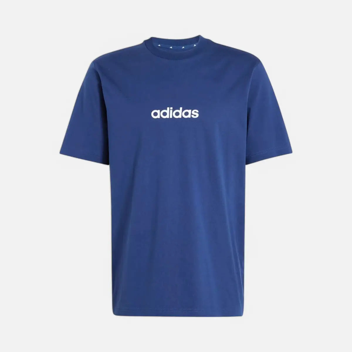 Adidas T-shirt Essentials Linear Single Jersey dark blue