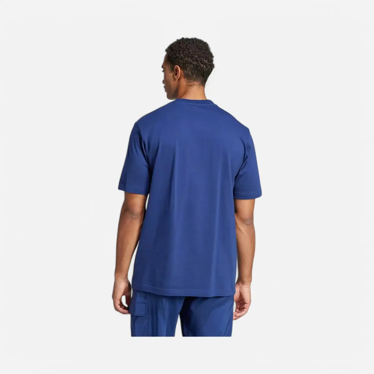 Adidas T-shirt Essentials Linear Single Jersey dark blue