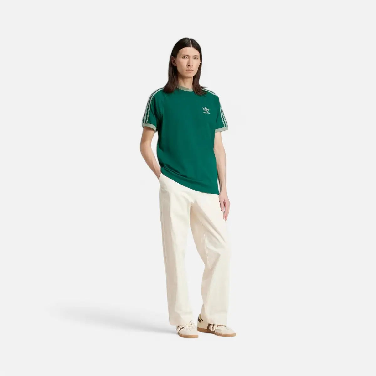 Adidas T-shirt Adicolor Classics 3-Stripes Collegiate Green