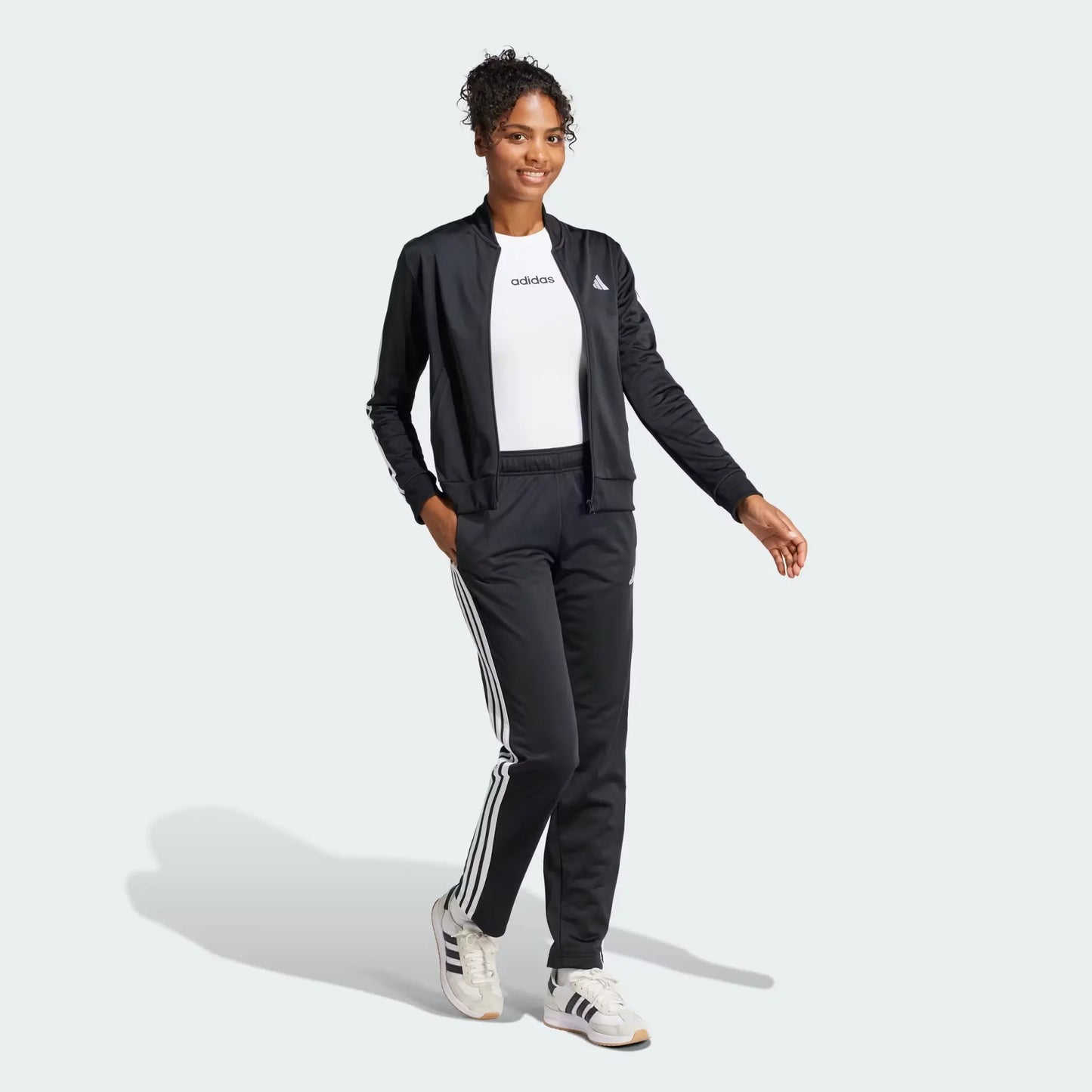 Adidas Tuta Track suit Essentials 3-Stripes black