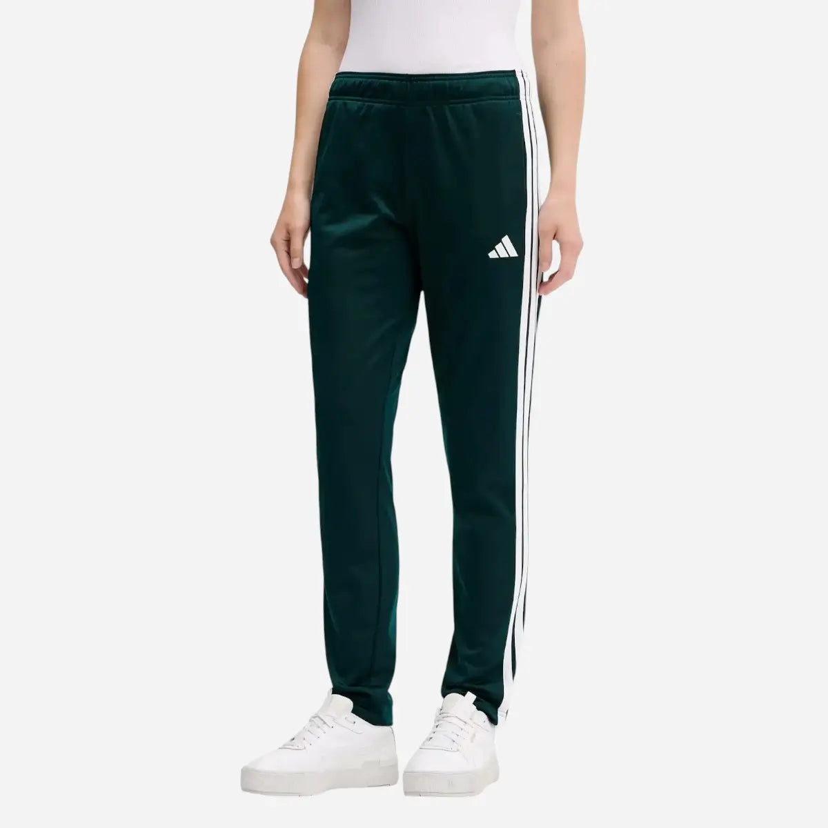 Adidas Tuta Track suit Essentials 3-Stripes Verde Aurora Ivy